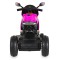Motocicletă Electrică Moni Nairobi Pink, 2 Motoare 25W, MP3+USB, Lumini, 6V 7Ah, 3-8 Ani
