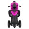 Motocicletă Electrică Moni Nairobi Pink, 2 Motoare 25W, MP3+USB, Lumini, 6V 7Ah, 3-8 Ani