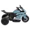 Motocicletă Electrică Moni Nairobi Grey, 2 Motoare 25W, MP3+USB, Lumini, 6V 7Ah, 3-8 Ani
