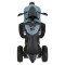 Motocicletă Electrică Moni Nairobi Grey, 2 Motoare 25W, MP3+USB, Lumini, 6V 7Ah, 3-8 Ani