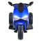 Motocicletă Electrică Moni Nairobi Blue, 2 Motoare 25W, MP3+USB, Lumini, 6V 7Ah, 3-8 Ani