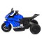 Motocicletă Electrică Moni Nairobi Blue, 2 Motoare 25W, MP3+USB, Lumini, 6V 7Ah, 3-8 Ani