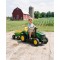 Tractor Electric Moni Terron Red cu Remorcă și Lopată, 12V, 3 Viteze, Telecomandă 2.4 GHz, 3-8 Ani
