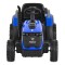 Tractor Electric Moni Terron Blue cu Remorcă și Lopată, 12V, 3 Viteze, Telecomandă 2.4 GHz, 3-8 Ani