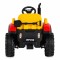 Tractor Electric Moni Terron Red cu Remorcă și Lopată, 12V, 3 Viteze, Telecomandă 2.4 GHz, 3-8 Ani