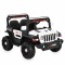 Jeep Electric Moni Tango White, 12V, Funcție Balansare, Uși Mobile, Telecomandă 2.4 GHz, 3 Ani+