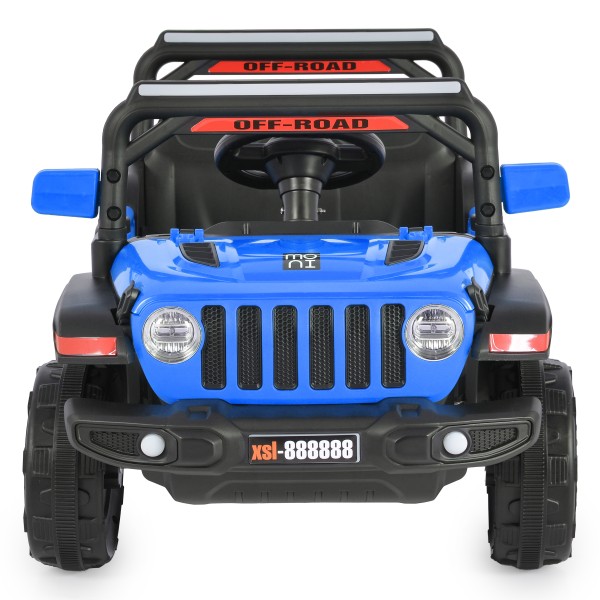 Jeep Electric Moni Tango Blue, 12V, Funcție Balansare, Uși Mobile, Telecomandă 2.4 GHz, 3 Ani+