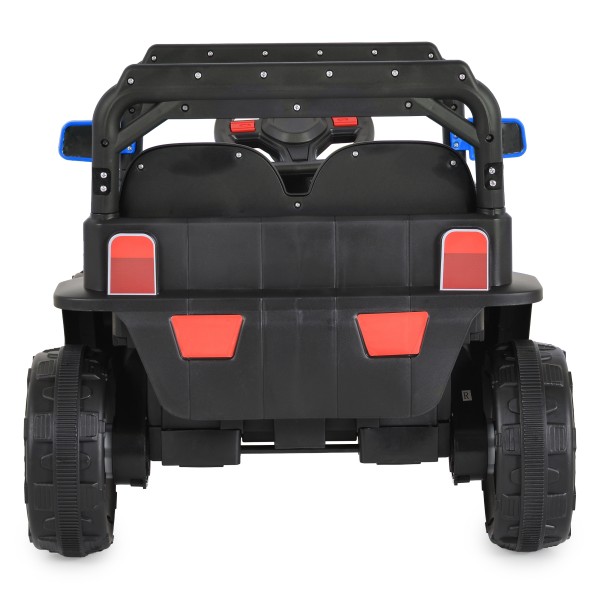 Jeep Electric Moni Tango Blue, 12V, Funcție Balansare, Uși Mobile, Telecomandă 2.4 GHz, 3 Ani+