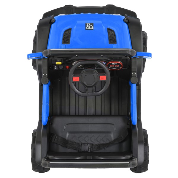 Jeep Electric Moni Tango Blue, 12V, Funcție Balansare, Uși Mobile, Telecomandă 2.4 GHz, 3 Ani+
