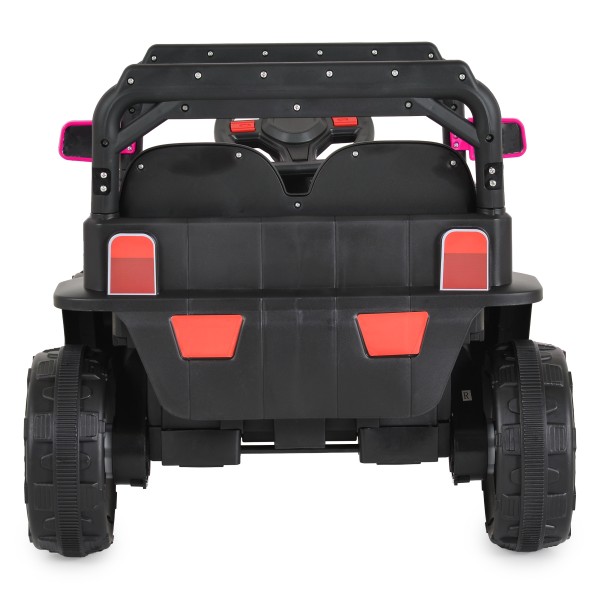 Jeep Electric Moni Tango Pink, 12V, Funcție Balansare, Uși Mobile, Telecomandă 2.4 GHz, 3 Ani+