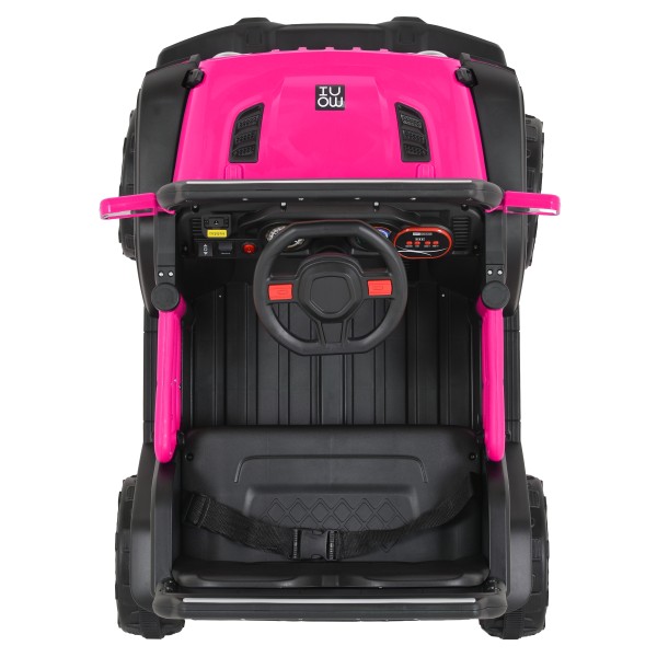 Jeep Electric Moni Tango Pink, 12V, Funcție Balansare, Uși Mobile, Telecomandă 2.4 GHz, 3 Ani+