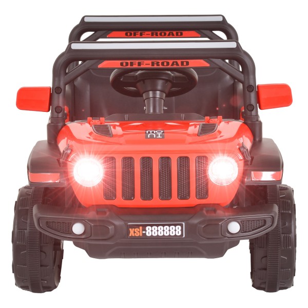 Jeep Electric Moni Tango Red, 12V, Funcție Balansare, Uși Mobile, Telecomandă 2.4 GHz, 3 Ani+