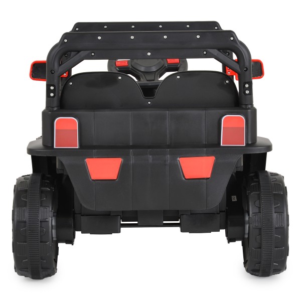 Jeep Electric Moni Tango Red, 12V, Funcție Balansare, Uși Mobile, Telecomandă 2.4 GHz, 3 Ani+