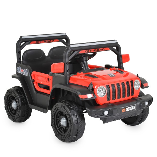 Jeep Electric Moni Tango Red, 12V, Funcție Balansare, Uși Mobile, Telecomandă 2.4 GHz, 3 Ani+