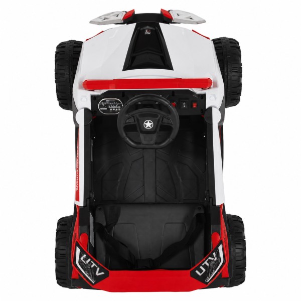 Jeep Electric Moni Gobi Go Red, 12V, Funcție Balansare, Uși Mobile, Telecomandă 2.4 GHz, 3-8 Ani