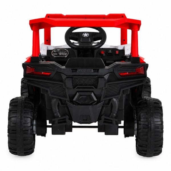 Jeep Electric Moni Gobi Go Red, 12V, Funcție Balansare, Uși Mobile, Telecomandă 2.4 GHz, 3-8 Ani