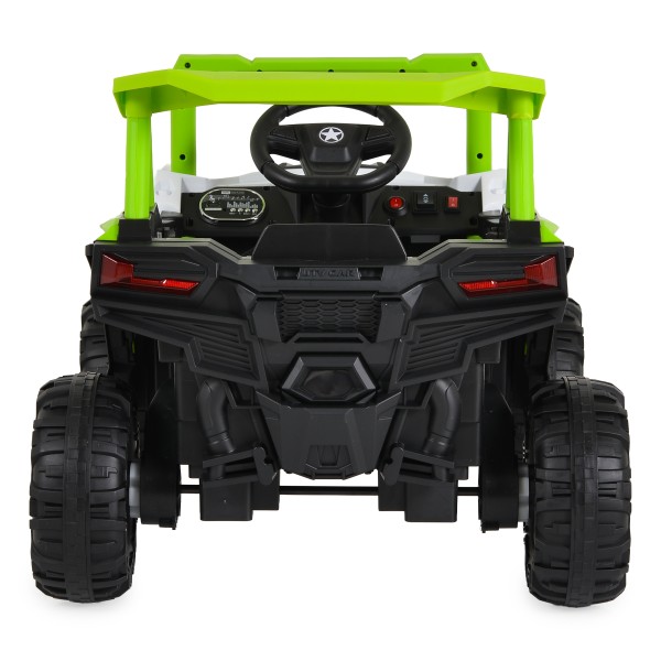 Jeep Electric Moni Gobi Go Green, 12V, Funcție Balansare, Uși Mobile, Telecomandă 2.4 GHz, 3-8 Ani