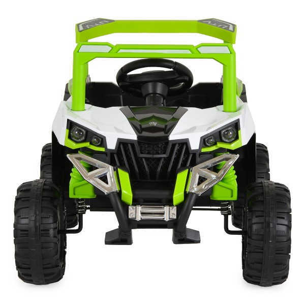 Jeep Electric Moni Gobi Go Green, 12V, Funcție Balansare, Uși Mobile, Telecomandă 2.4 GHz, 3-8 Ani