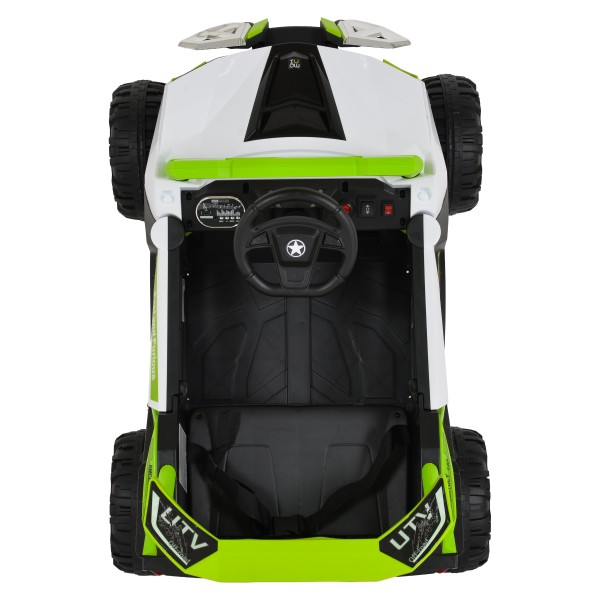 Jeep Electric Moni Gobi Go Green, 12V, Funcție Balansare, Uși Mobile, Telecomandă 2.4 GHz, 3-8 Ani