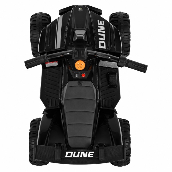 ATV Electric Moni Dune Black, 12V, Control prin Mâner, Faruri, MP3+USB, 30 kg, 3-8 Ani
