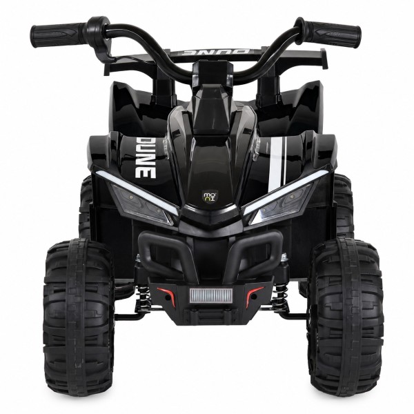 ATV Electric Moni Dune Black, 12V, Control prin Mâner, Faruri, MP3+USB, 30 kg, 3-8 Ani