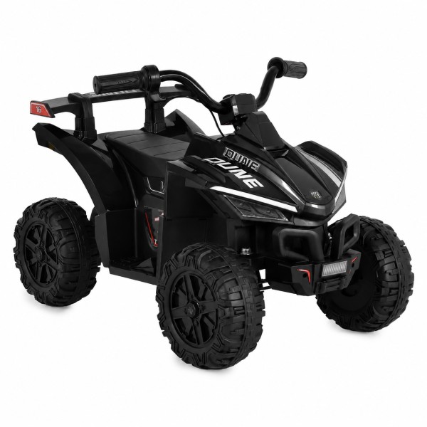 ATV Electric Moni Dune Black, 12V, Control prin Mâner, Faruri, MP3+USB, 30 kg, 3-8 Ani