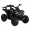ATV Electric Moni Dune Black, 12V, Control prin Mâner, Faruri, MP3+USB, 30 kg, 3-8 Ani