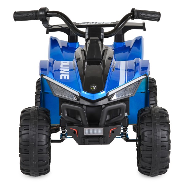 ATV Electric Moni Dune Blue, 12V, Control prin Mâner, Faruri, MP3+USB, 30 kg, 3-8 Ani