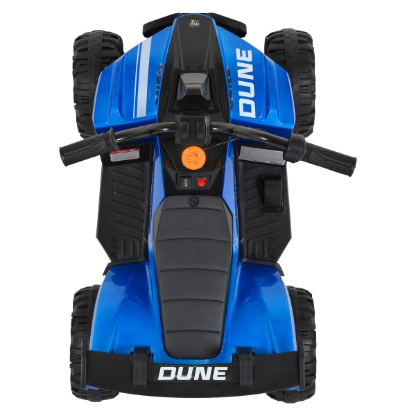 ATV Electric Moni Dune Blue, 12V, Control prin Mâner, Faruri, MP3+USB, 30 kg, 3-8 Ani