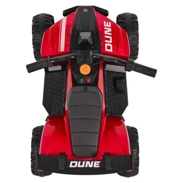 ATV Electric Moni Dune Red, 12V, Control prin Mâner, Faruri, MP3+USB, 30 kg, 3-8 Ani