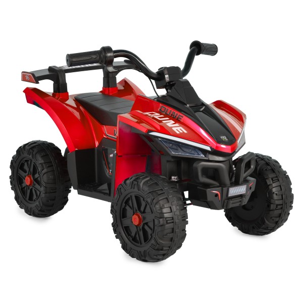ATV Electric Moni Dune Red, 12V, Control prin Mâner, Faruri, MP3+USB, 30 kg, 3-8 Ani