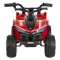 ATV Electric Moni Dune Red, 12V, Control prin Mâner, Faruri, MP3+USB, 30 kg, 3-8 Ani