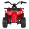 ATV Electric Moni Dune Red, 12V, Control prin Mâner, Faruri, MP3+USB, 30 kg, 3-8 Ani