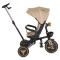 Tricicleta Pliabila Byox FoldiGo Beige, Șezut Rotativ 360°, 2 Moduri, Copertină 3 Secțiuni, 12-60 Luni