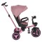 Tricicleta Pliabila Byox FoldiGo Pink, Șezut Rotativ 360°, 2 Moduri, Copertină 3 Secțiuni, 12-60 Luni