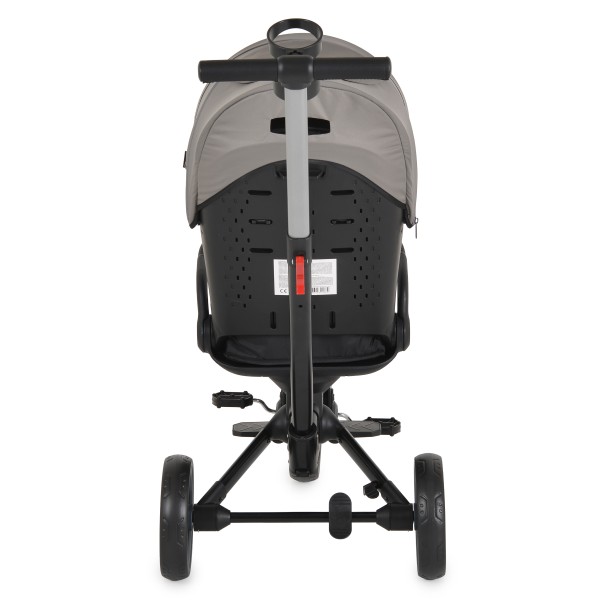Tricicleta Pliabila Byox FoldiGo Grey, Șezut Rotativ 360°, 2 Moduri, Copertină 3 Secțiuni, 12-60 Luni