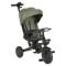 Tricicleta Pliabila Byox FoldiGo Green, Șezut Rotativ 360°, 2 Moduri, Copertină 3 Secțiuni, 12-60 Luni