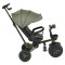 Tricicleta Pliabila Byox FoldiGo Green, Șezut Rotativ 360°, 2 Moduri, Copertină 3 Secțiuni, 12-60 Luni