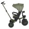 Tricicleta Pliabila Byox FoldiGo Green, Șezut Rotativ 360°, 2 Moduri, Copertină 3 Secțiuni, 12-60 Luni