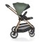 Cărucior 2în1 Cangaroo Hydra Green, Aluminiu, Coșuleț Nou-Născut, Ham 5 Puncte, Adaptor Maxi-Cosi, 0-4 Ani