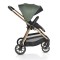 Cărucior 2în1 Cangaroo Hydra Green, Aluminiu, Coșuleț Nou-Născut, Ham 5 Puncte, Adaptor Maxi-Cosi, 0-4 Ani