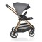 Cărucior 2în1 Cangaroo Hydra Grey, Aluminiu, Coșuleț Nou-Născut, Ham 5 Puncte, Adaptor Maxi-Cosi, 0-4 Ani