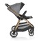 Cărucior 2în1 Cangaroo Hydra Grey, Aluminiu, Coșuleț Nou-Născut, Ham 5 Puncte, Adaptor Maxi-Cosi, 0-4 Ani