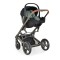 Scaun Auto I-Size Cangaroo Macan/Icon/Hydra Green, R129/03, Baza Oscilantă, Pernuță Nou-Născut, 40-83 cm, 0-15 Luni