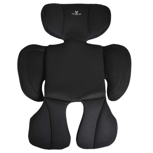 Scaun Auto Cangaroo Bravo Black I-Size, ISOFIX, Rotativ 360°, SPS Lateral, 10 Poziții Tetieră, 40-150 cm