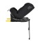 Scaun Auto Cangaroo Bravo Black I-Size, ISOFIX, Rotativ 360°, SPS Lateral, 10 Poziții Tetieră, 40-150 cm