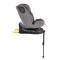 Scaun Auto Cangaroo Bravo Grey I-Size, ISOFIX, Rotativ 360°, SPS Lateral, 10 Poziții Tetieră, 40-150 cm
