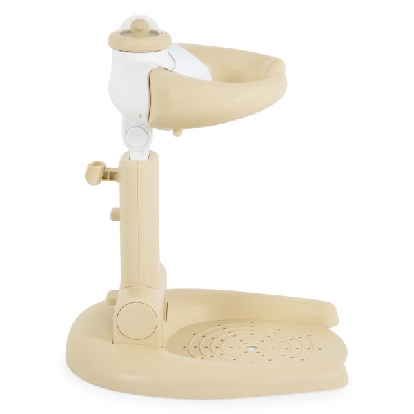 Suport de Baie Bebeluș Moni Huggy Beige, Antiderapant, Pliabil, 4 Înălțimi, 9-36 Luni