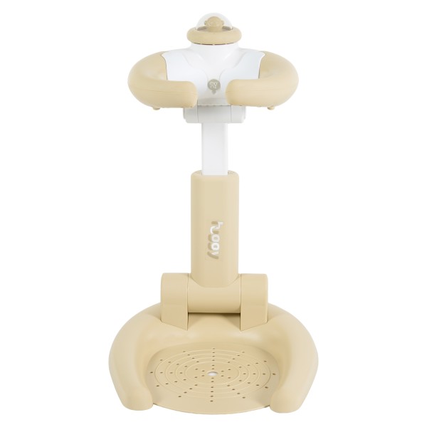 Suport de Baie Bebeluș Moni Huggy Beige, Antiderapant, Pliabil, 4 Înălțimi, 9-36 Luni