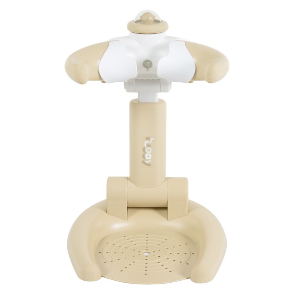 Suport de Baie Bebeluș Moni Huggy Beige, Antiderapant, Pliabil, 4 Înălțimi, 9-36 Luni